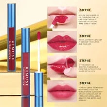 Long-Lasting Liquid Lipstick: Waterproof, Moisturizing, and Easy to Remove Lip Gloss Cosmetics